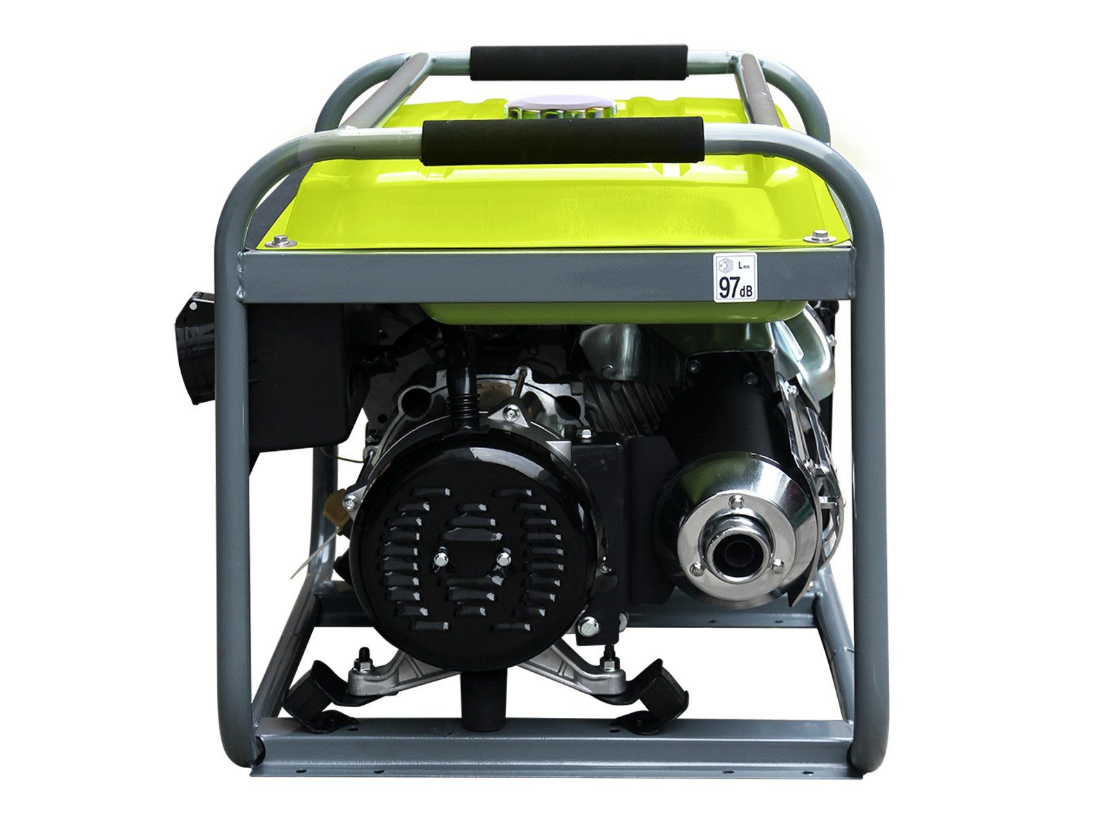 Könner & Söhnen Stromerzeuger KSB 6500C, 5,50 in kW, (Handanlasser, Motorleistung 15 PS, (AVR), 1-tlg., Steckdosen 1x16А, 1x32A (230V), Ausgangsspannung 12V), Kurzschlussschutz, Alternator mit Kupferwicklung.IP23M