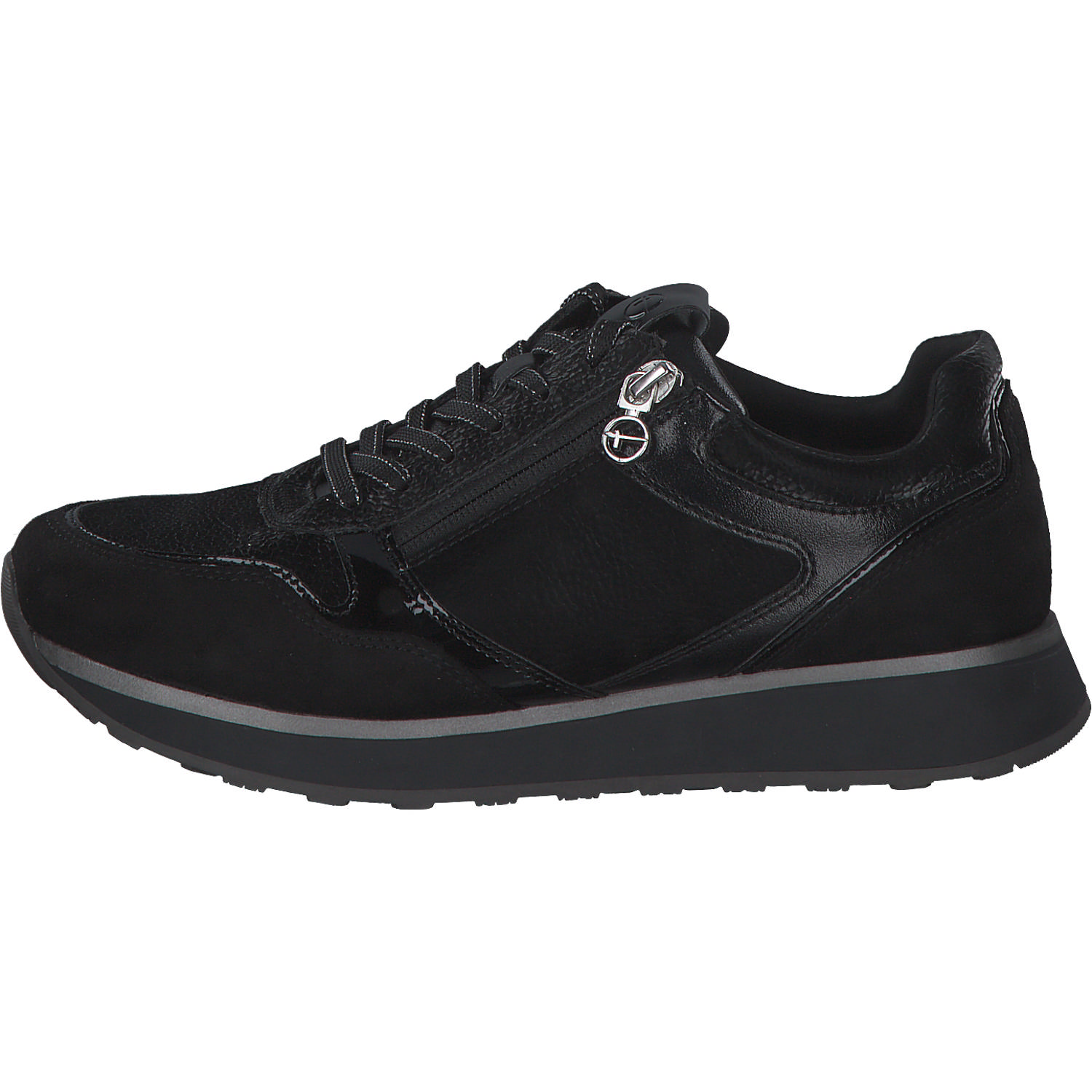 Tamaris 23603, Sneakers Low, Damen, Schwarz