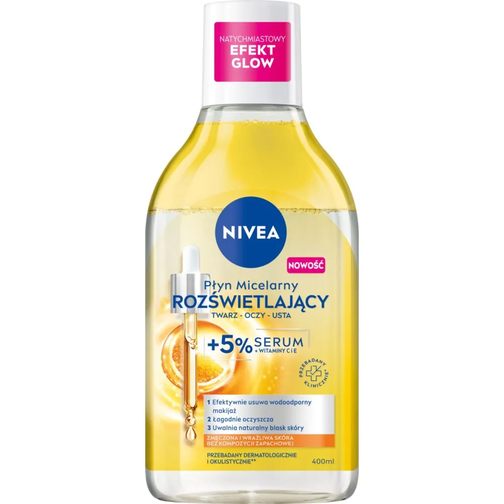 Nivea Illuminating 5% serumas - micelinis skystis 400 ml