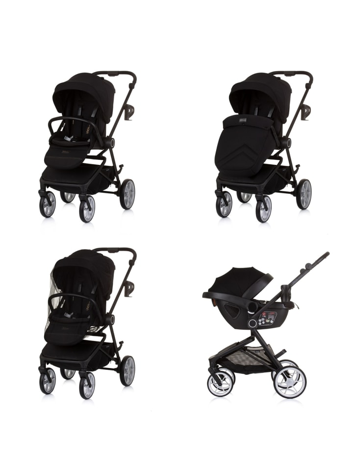 Chipolino 3 in 1 Kombikinderwagen Linea in schwarz günstig kaufen onesize