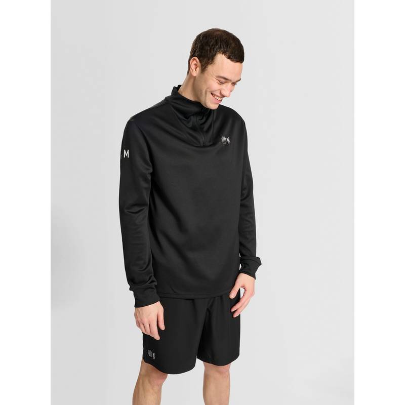 hummel hmlCOURT HALF ZIP L/S Sweatshirt Herren