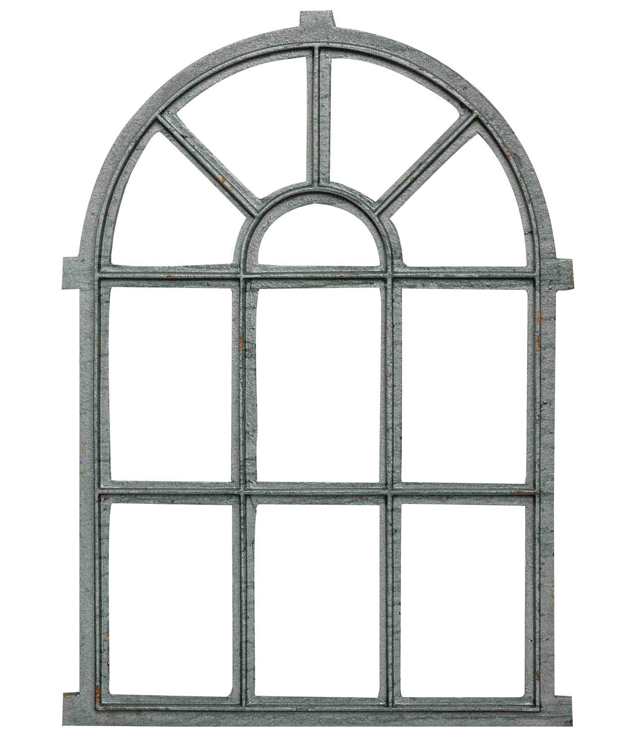 Aubaho Fenster Fenster grau Stallfenster Eisenfenster Scheunenfenster Eisen 92cm Anti