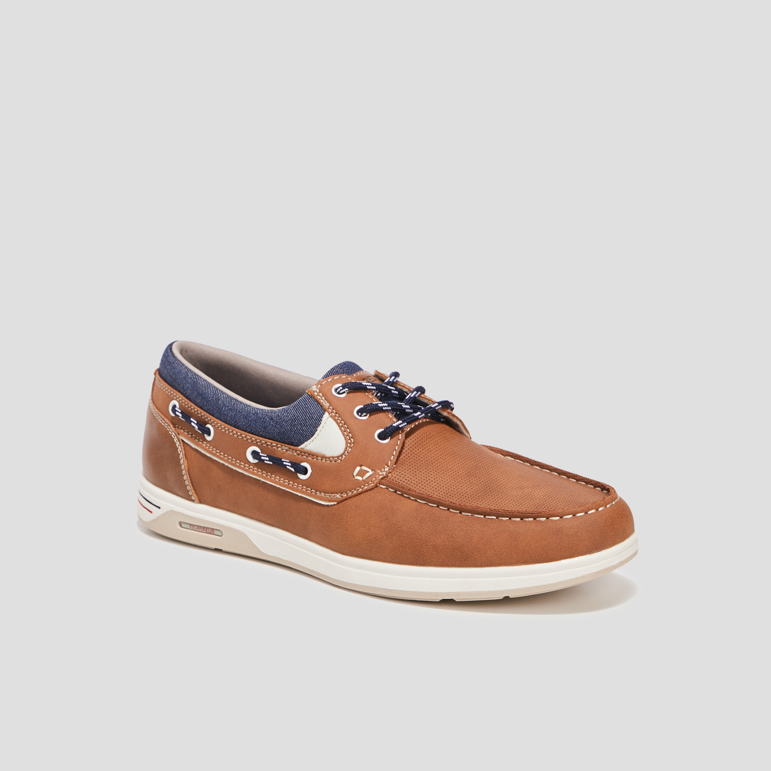 Chaussures bateau Trappeur marron homme | La Halle