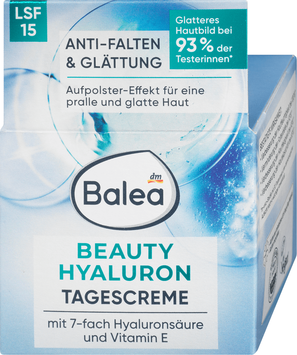 Gesichtscreme Anti Falten Beauty Hyaluron LSF 15, 50 ml
