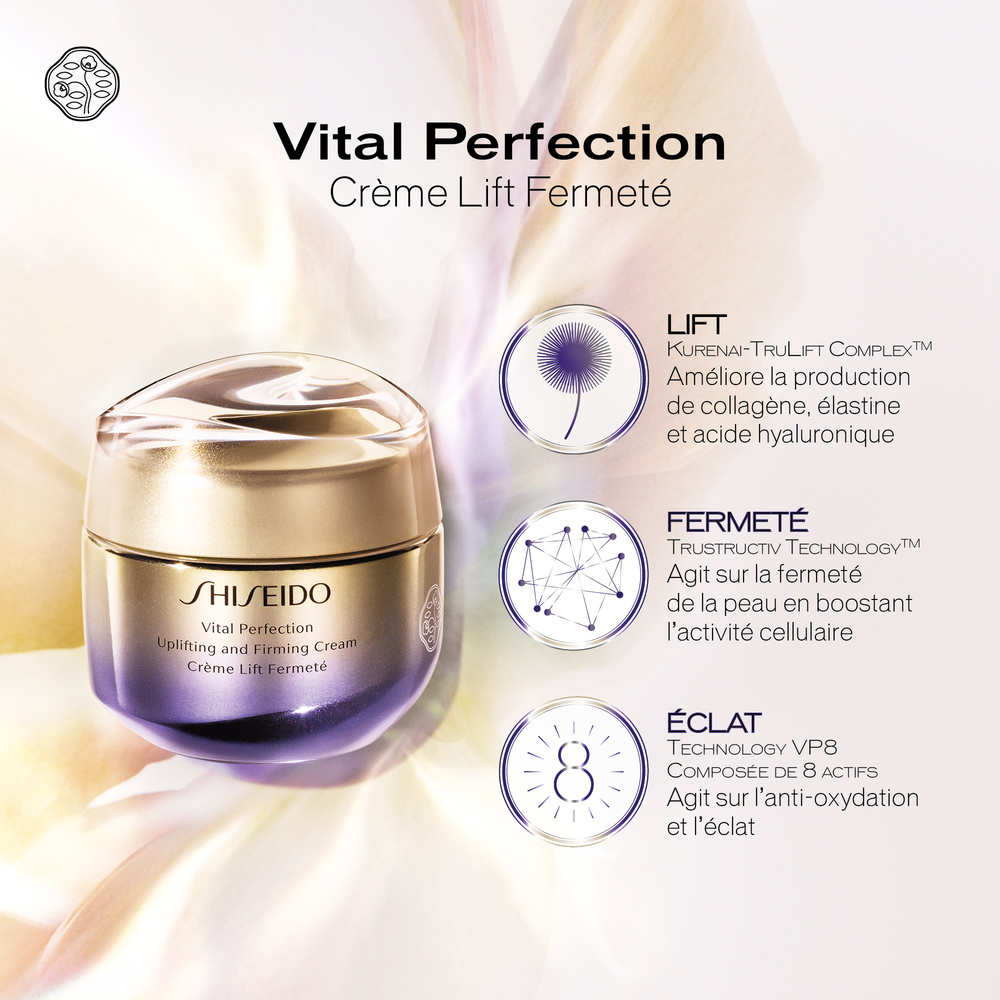 Shiseido VITAL PERFECTION Crème Lift Fermeté Jour SPF 30