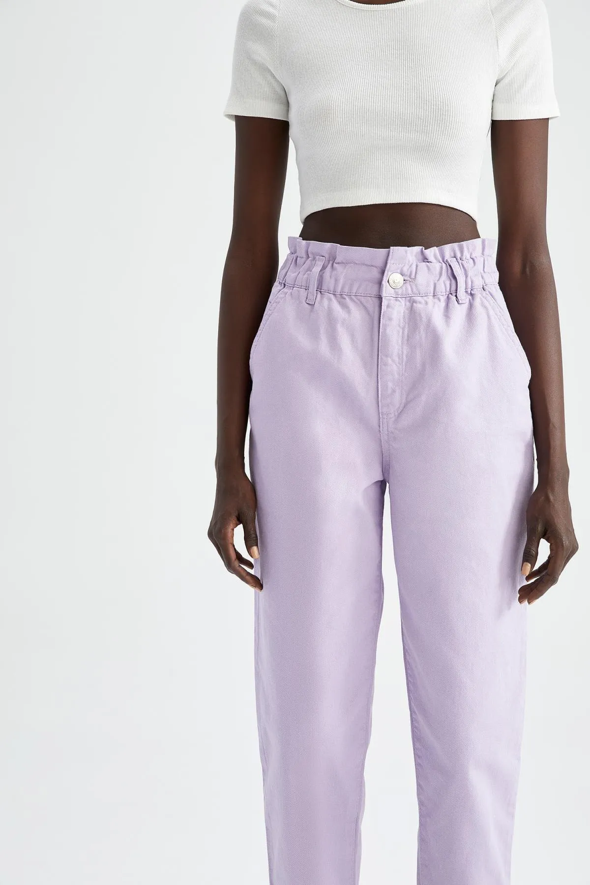 DeFacto  Baggy-Hose aus Gabardine aus 100 % Baumwolle