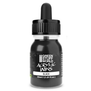 Acrylic Inks - Opaque Flüssige Acrylfarbe - Schwarz (4286) (30ml)