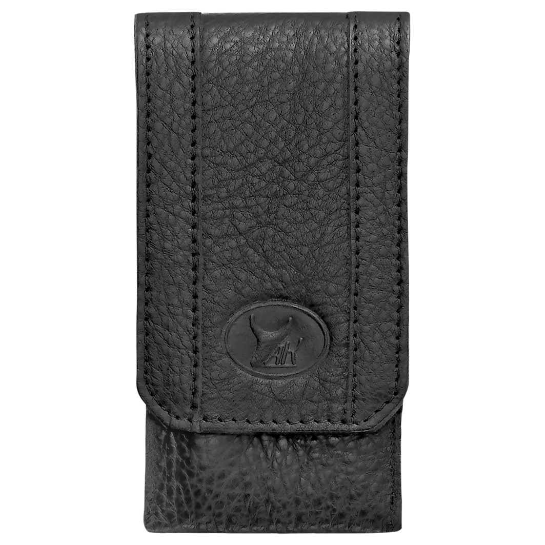 Taschen-Etui. Rindleder. schwarz. 3-tlg.