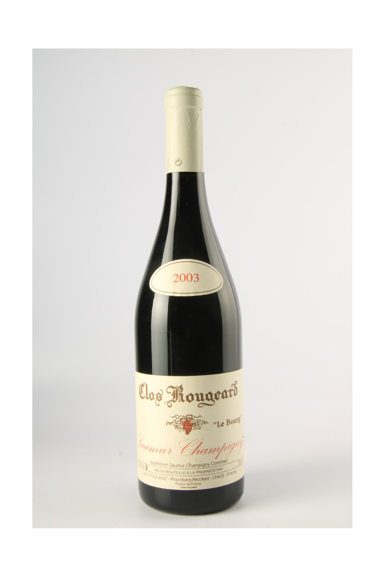Clos Rougeard, Le Bourg 2003, Saumur Champigny
