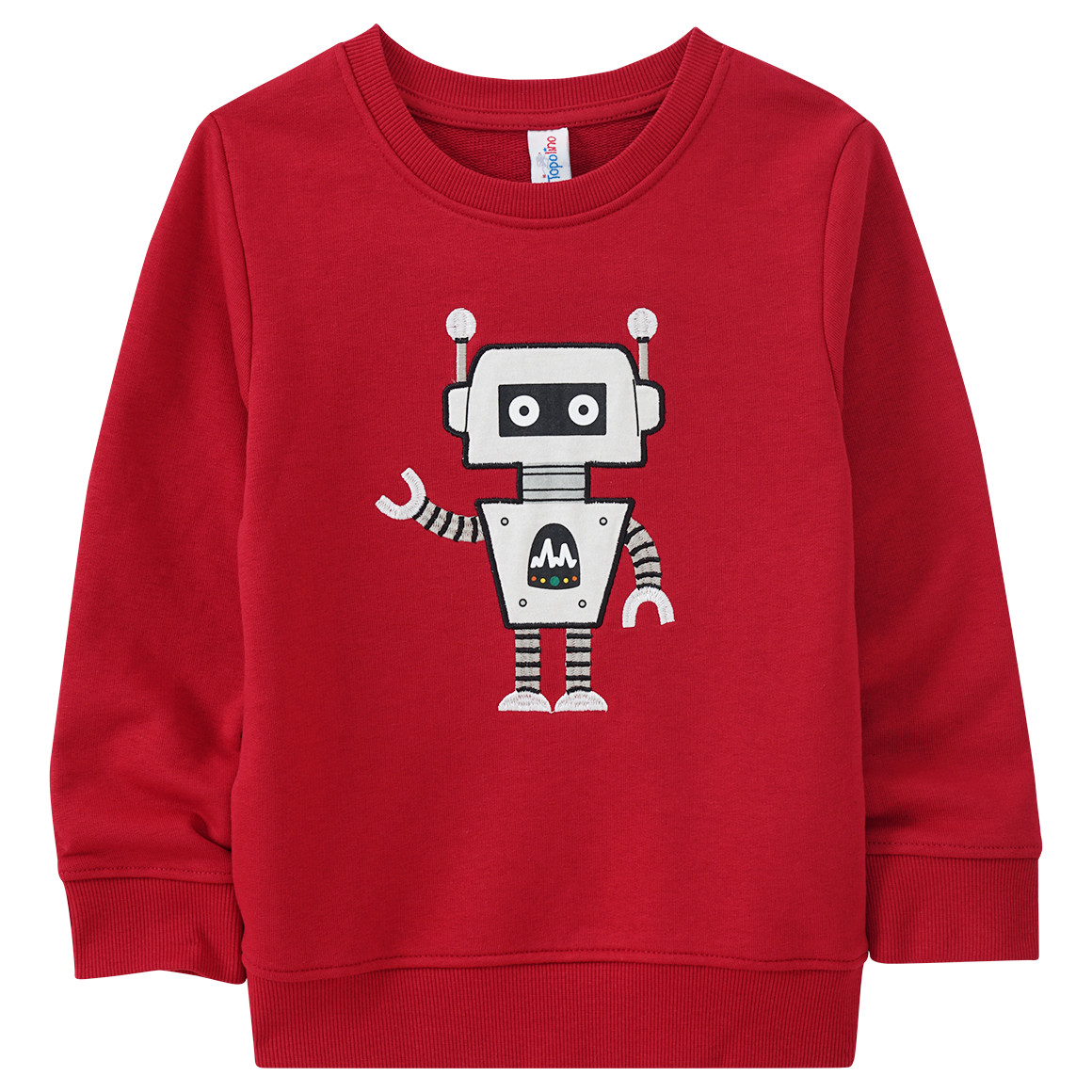 Kinder Sweatshirt mit Roboter-Applikation