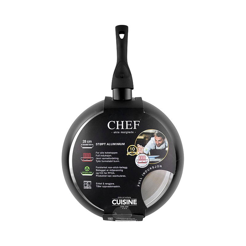 Cuisine Chef Stekepanne ø 28 cm alu Chef