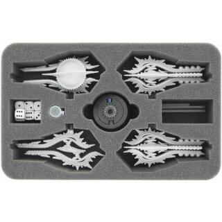 Feldherr 45 mm Half-Size Schaumstoff für Dropfleet Commander - Shaltari Kreuzer