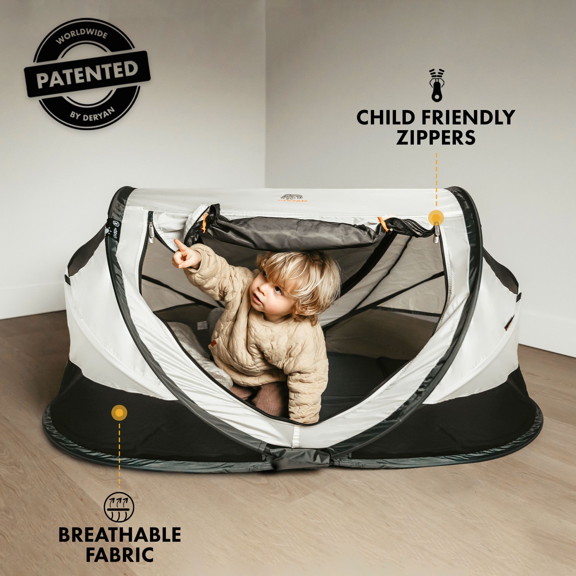 Deryan Kleinkind Luxe Campingbett