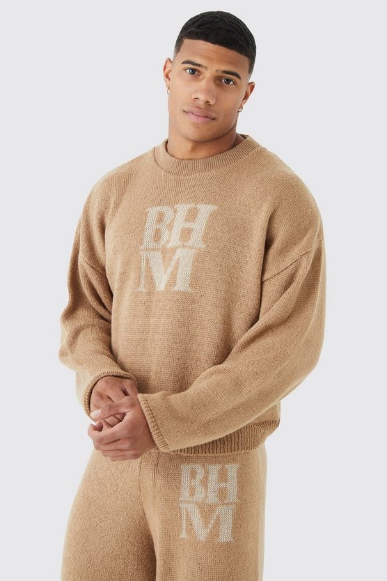 Kastiger Bhm Strickpullover