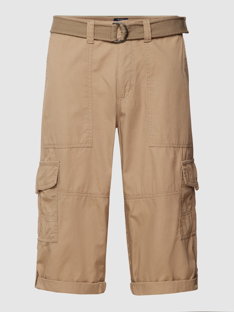 Cargoshorts inklusive Gürtel in beige