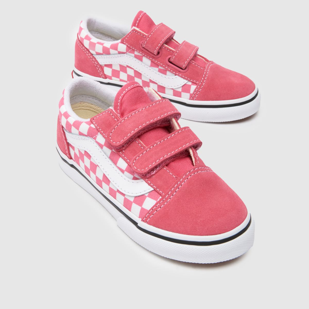 Vans rosa Old Skool v flickor småbarnsskor