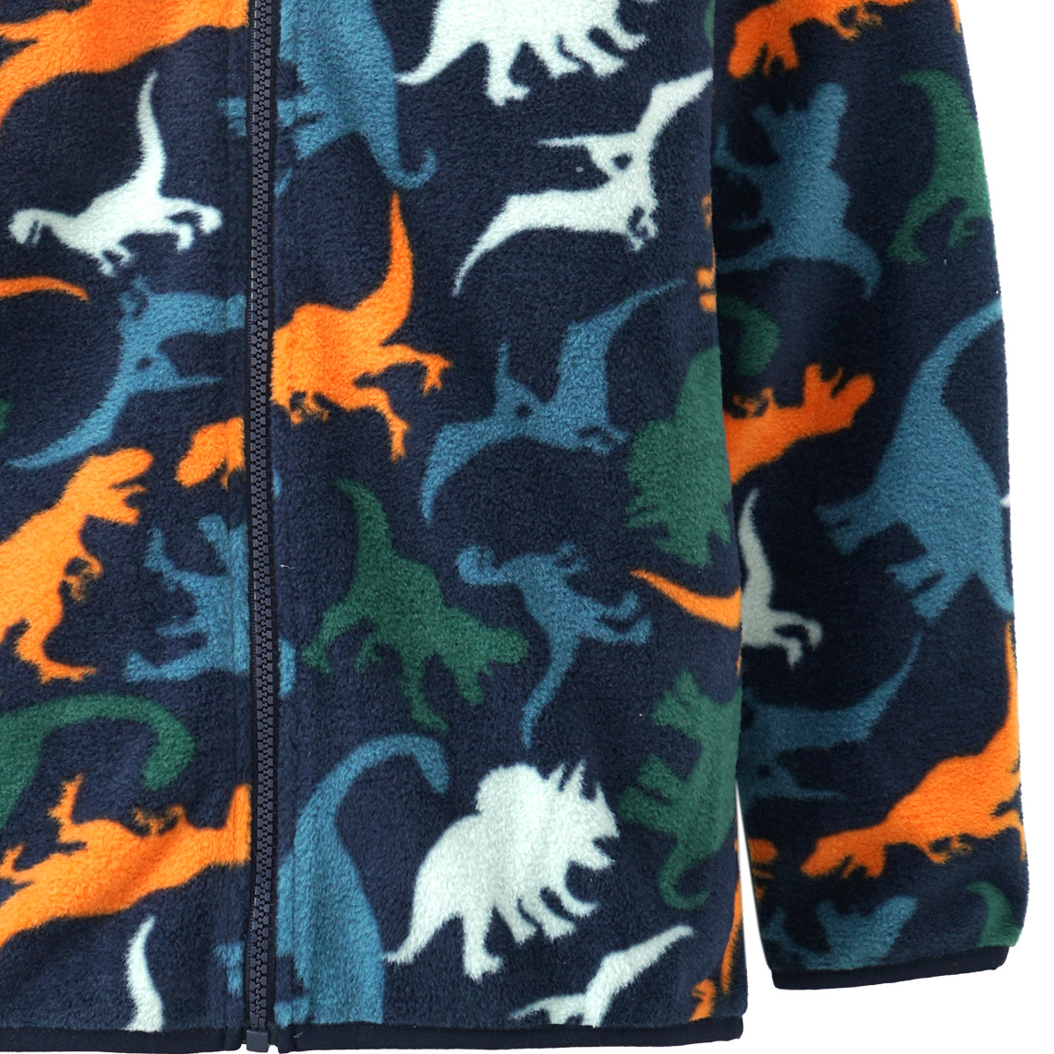 Jungen Fleecejacke mit Stehkragen