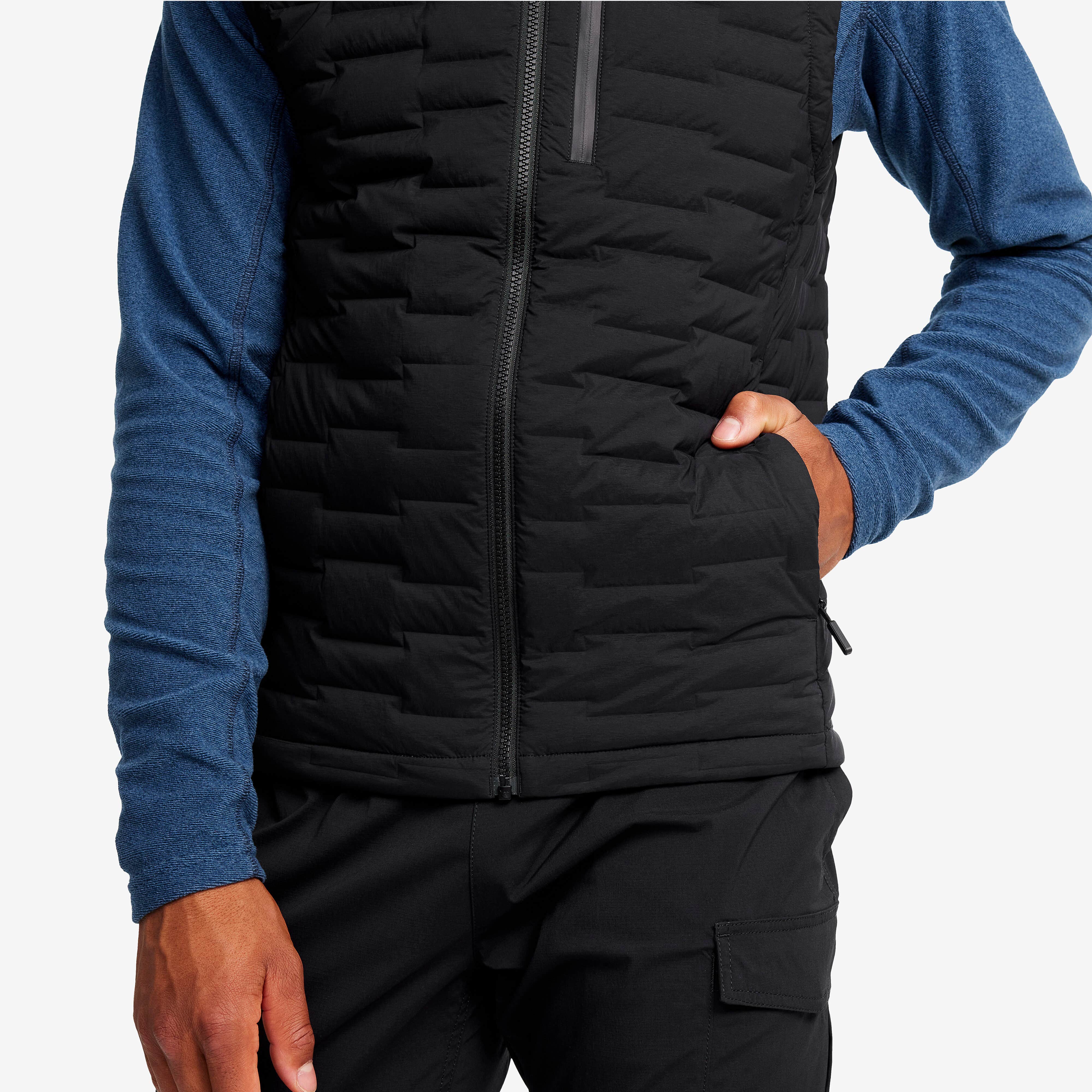 Flex Stretch Down Vest Homme Black