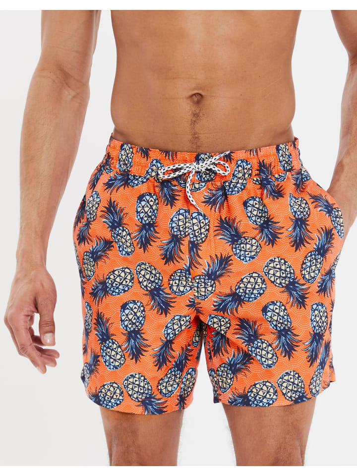 Threadbare Badehose Allerton in Orange günstig kaufen M
