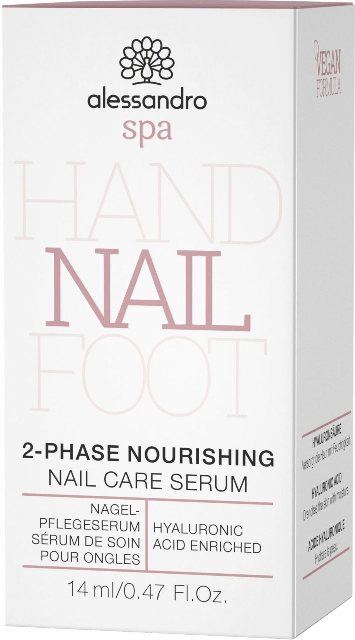 Alessandro Nagelpflege 2-Phase Nourishing Nail Serum Hyaluronic Acid Enriched