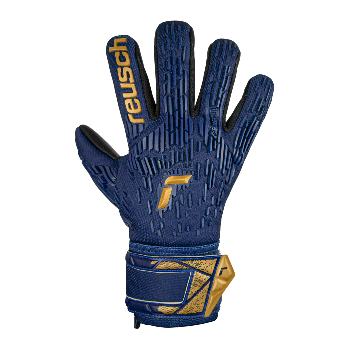 Reusch Attrakt Freegel Silver TW-Handschuhe Kids Blau Gold Schwarz F4411