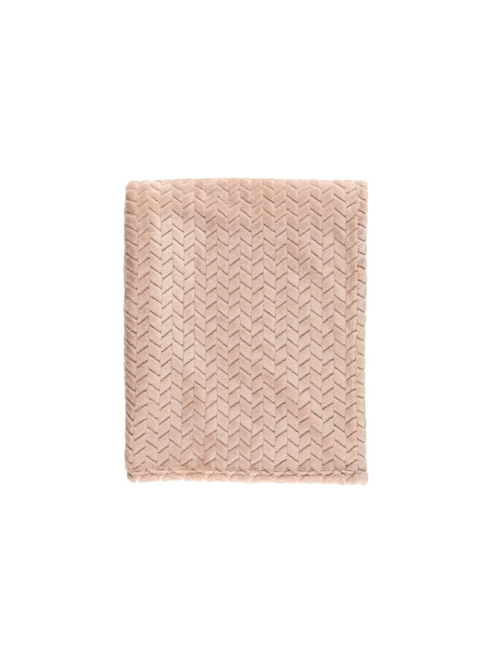 4Living Fleecedecke in beige günstig kaufen onesize
