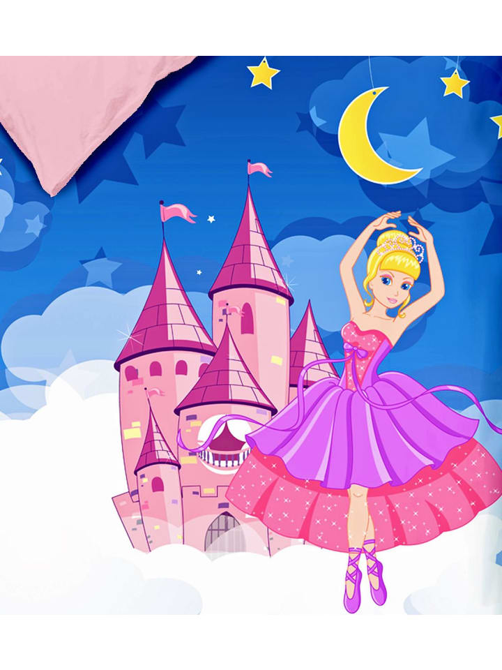 JACK 2 tlg. Renforcé Bettwäsche 100x135cm Prinzessin in Lila günstig kaufen 100x135 cm