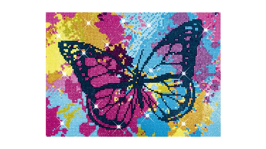 CRAZE DIAMONDZ CRSYTAL PAINTING Picture Set Schmetterling