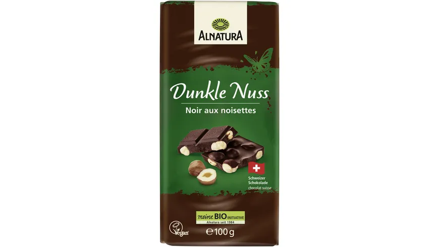 Alnatura Bio Dunkle Nuss Schokolade 100 g