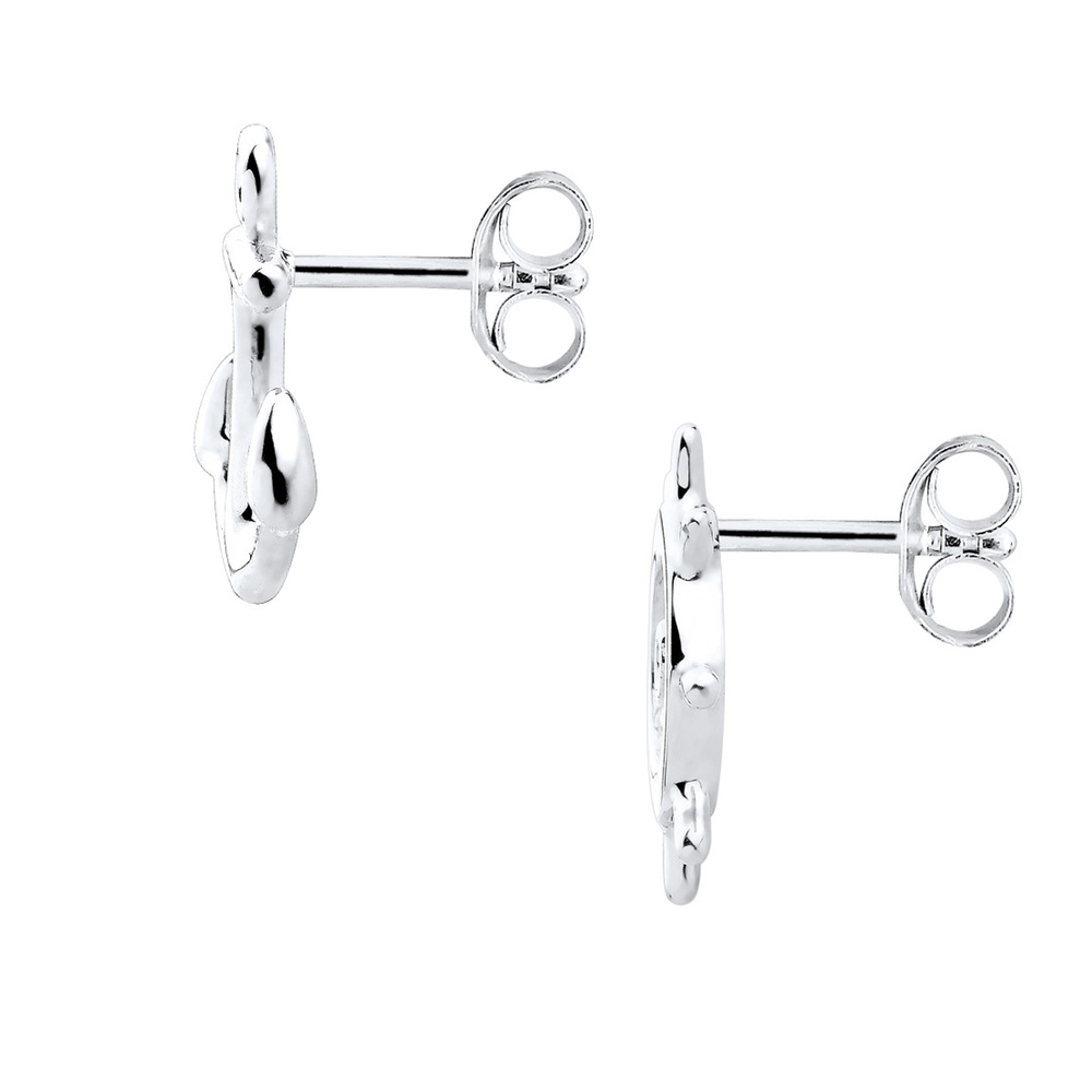 Elli Elli Boucles d'Oreilles Femmes Clous d'oreilles Pilote Ancre Maritime en Argent S Boucles d'oreilles