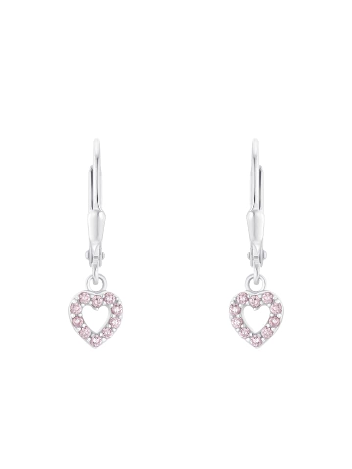 Prinzessin Lillifee Ohrhänger Silber 925, rhodiniert in Rosa günstig kaufen onesize