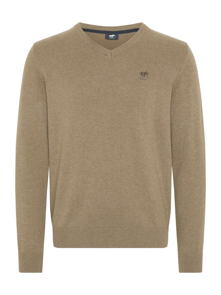Polo Sylt Strickpullover in Grau günstig kaufen