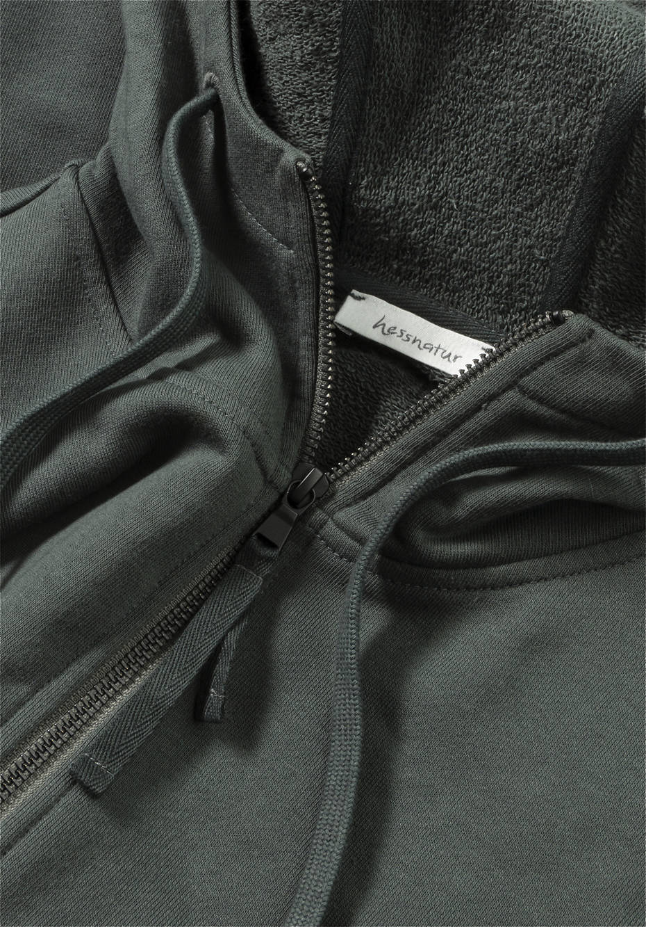 Sweatjacke aus reiner Bio-Baumwolle