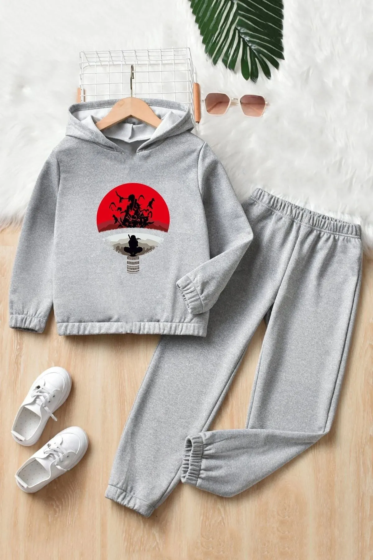 uyguntarz  Itachi Uchiha-Trainingsanzug-Set für Kinder