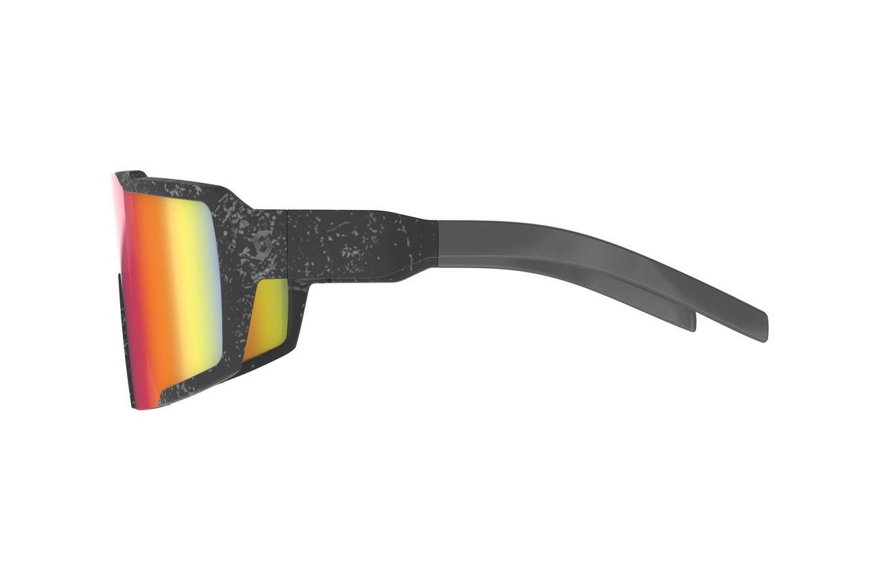 Scott Shield Sonnenbrille marble black / teal chrome