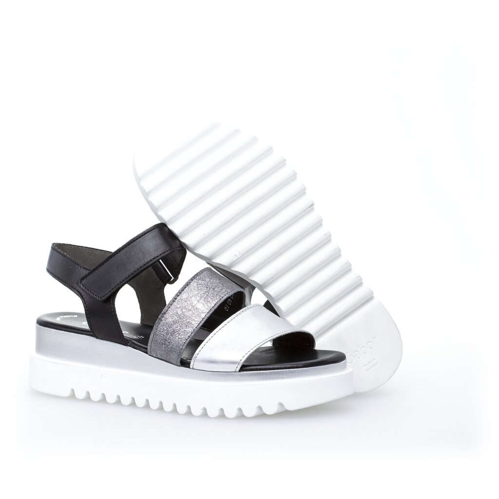 Gabor fashion Keilsandalette grau