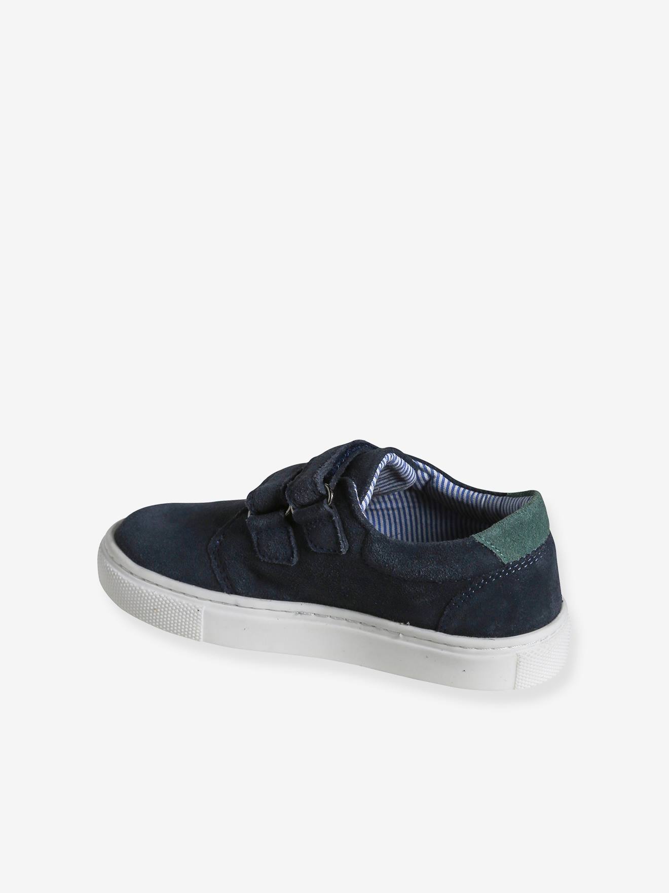 Vertbaudet Jungen Sneakers mit Klettverschluss - camelfarben