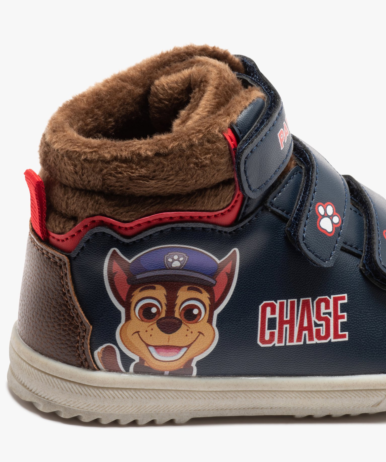 Boots Garçon fourrées avec triple scratch - Pat'Patrouille marine | GEMO