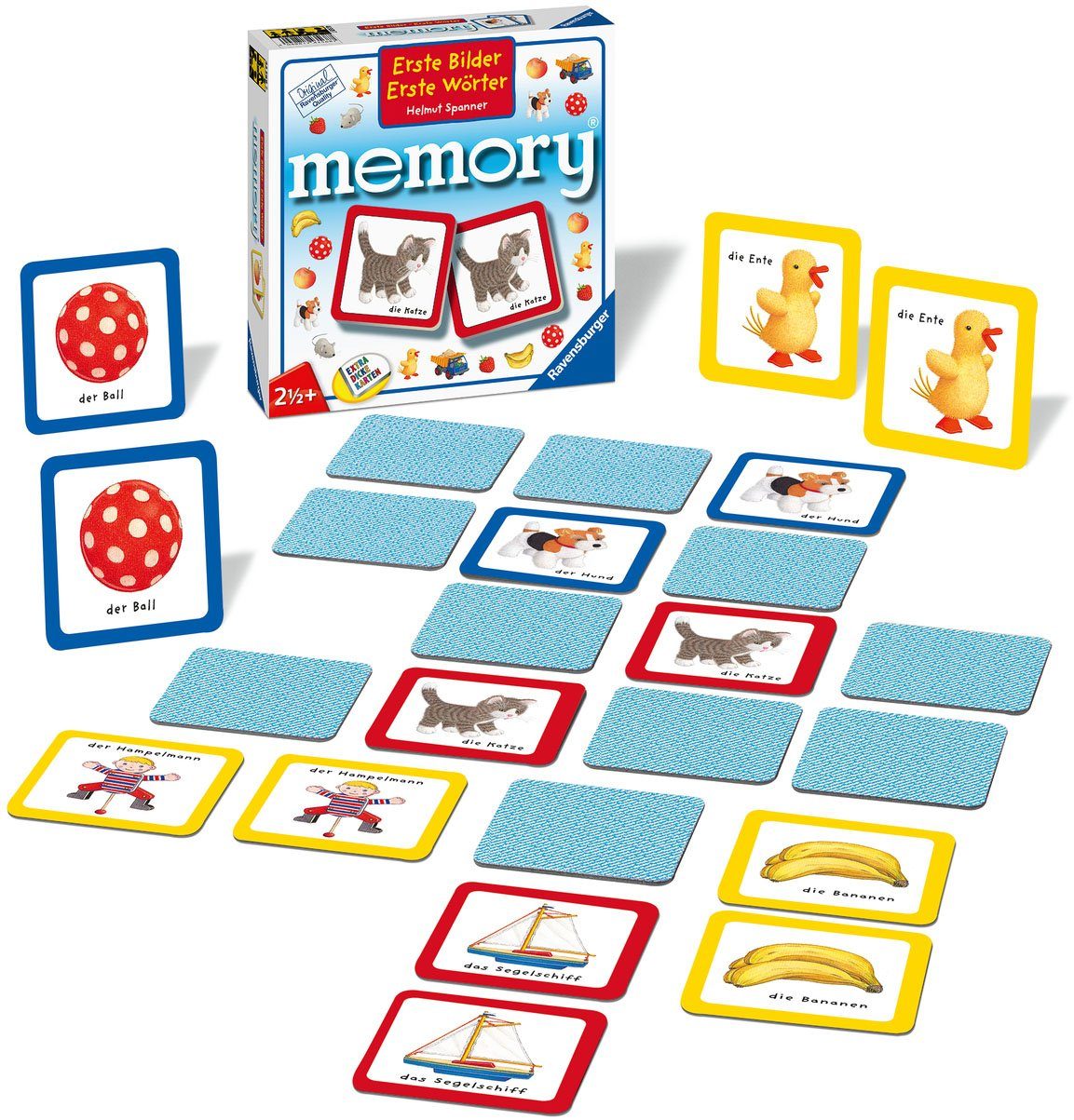 Ravensburger Spiel, Kinderspiel Erste Bilder Erste Wörter memory®, FSC® - schützt Wald - weltweit; Made in Europe