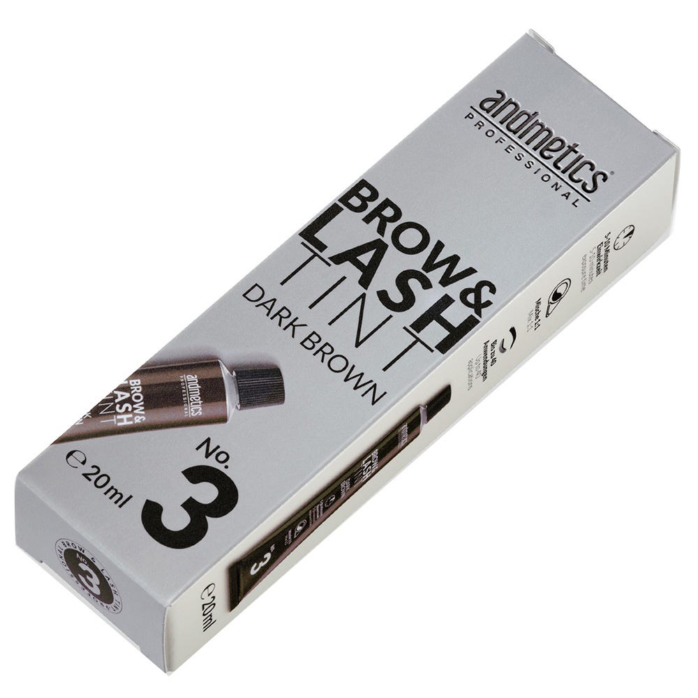 andmetics Brow & Lash Tint Dark Brown 20 ml