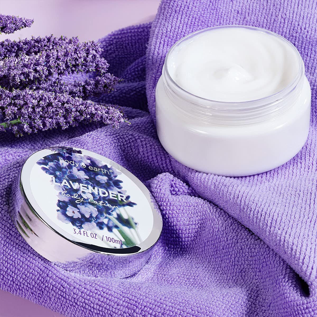 Spa luxetique Pflege-Geschenkset Lavendel Spa Wellness Set, 7-tlg., Beauty Set, Badeset Frauen Geschenk, Geburtstagsgeschenk für Frauen