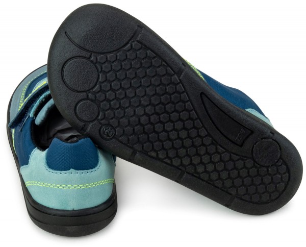 Fare Bare ~ (W) LowCut Leder & Textil + Tex ~ Blau