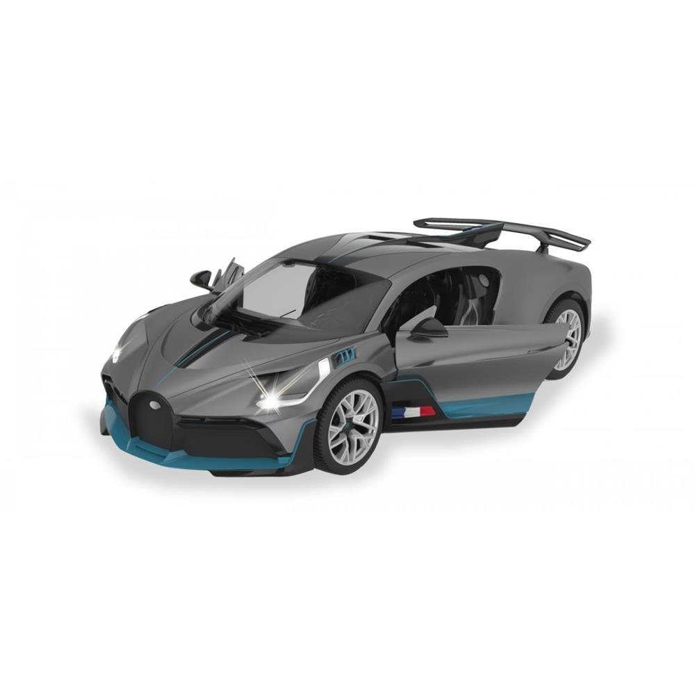 Jamara RC-Auto Bugatti Divo 1:14 grau 2,4GHz Tür manuell, Ferngesteuertes Auto mit LED Fahrlicht