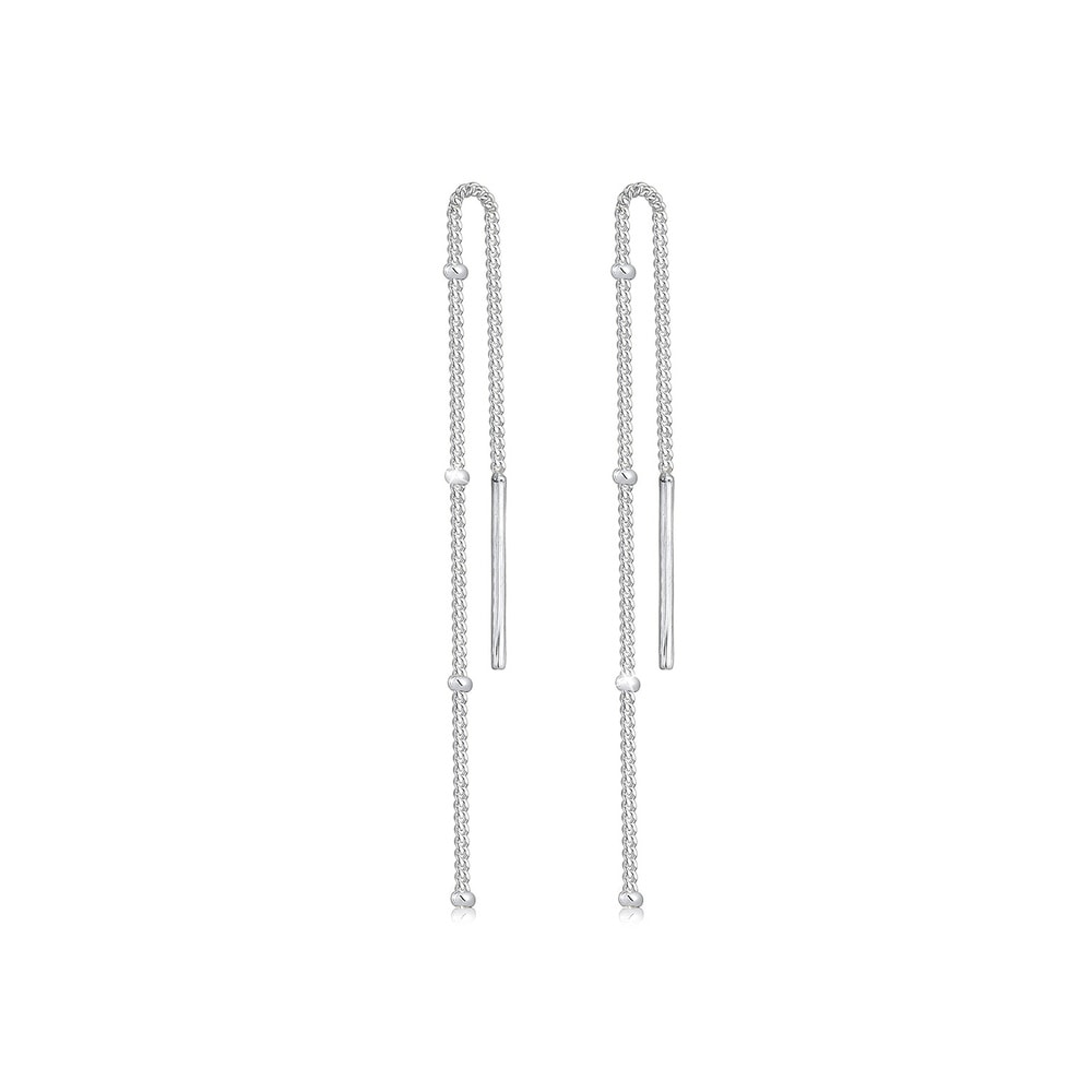 Elli Elli Boucles d'Oreilles Pendentif femme boule à tirer élégant en argent sterling  Boucles d'oreilles