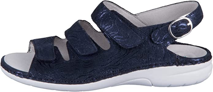 WALDLÄUFER Komfort Sandalen blau 2023 Gunna