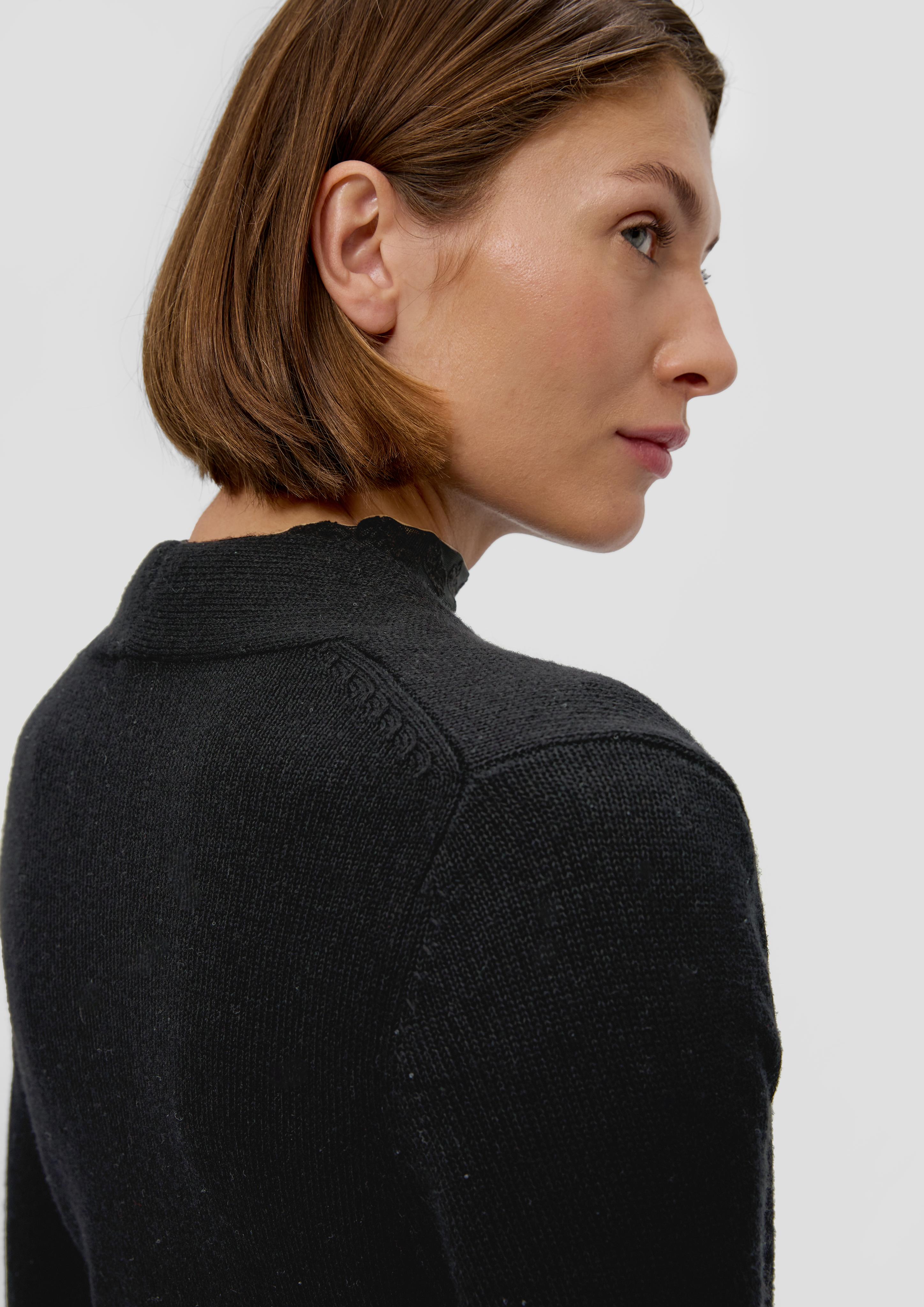 Strickpullover im Wickeldesign  2137684-9999