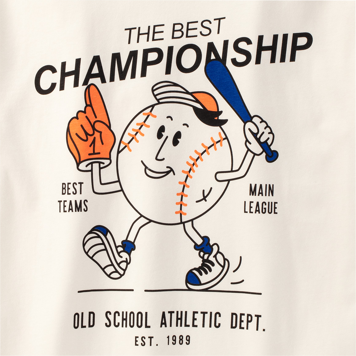 Jungen T-Shirt mit Baseball-Motiv