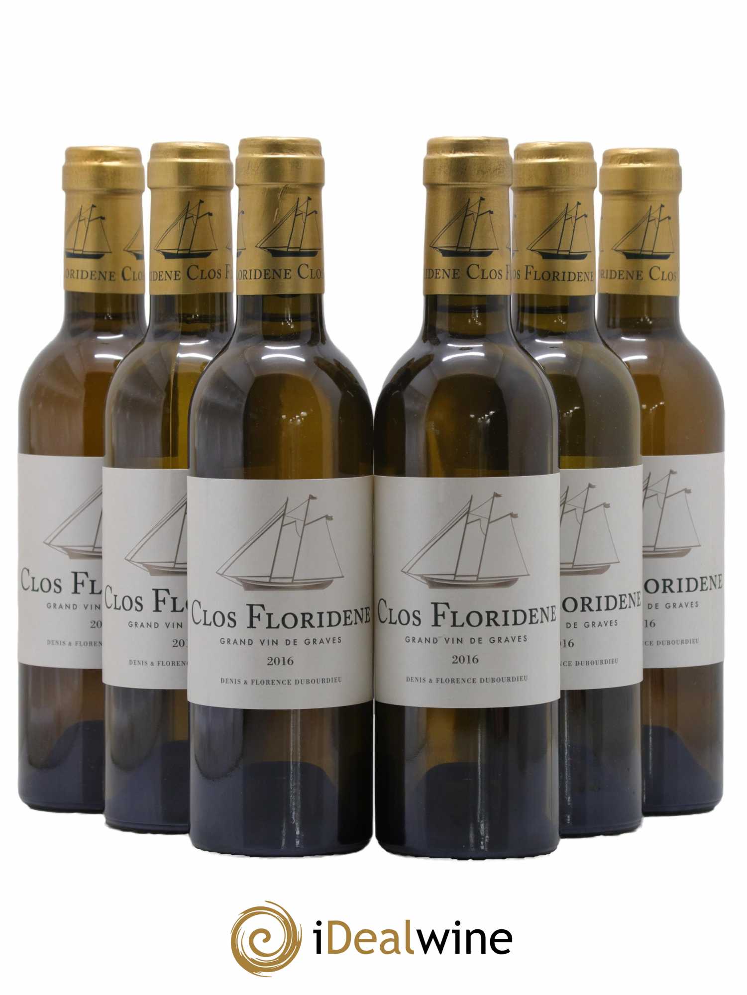 Clos Floridène  2016 - Lot de 6 Demi-bouteilles