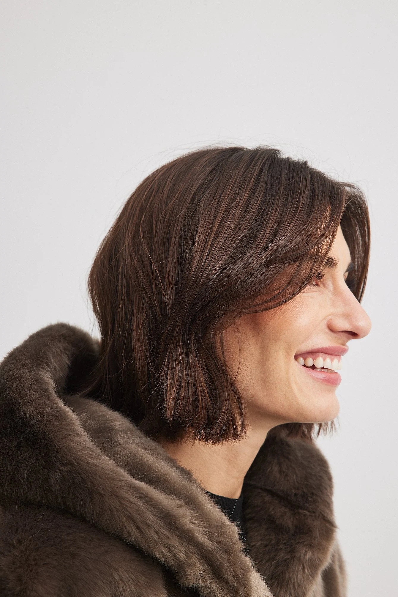 Kapuzenjacke mit Kunstpelz