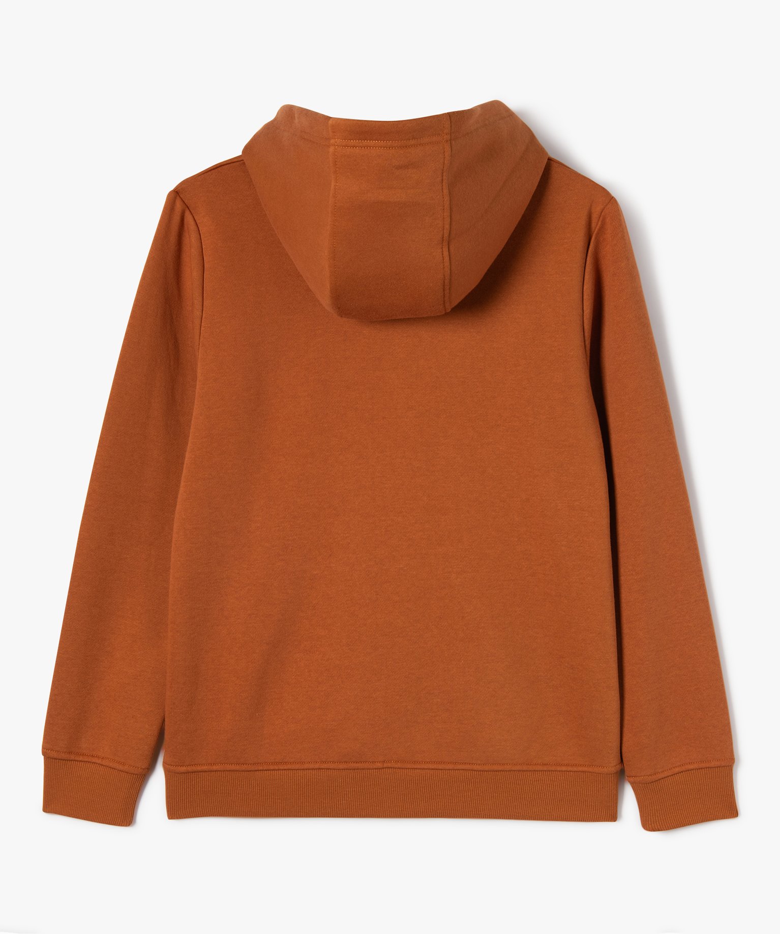 Sweat molletonné à capuche Garçon camel | GEMO